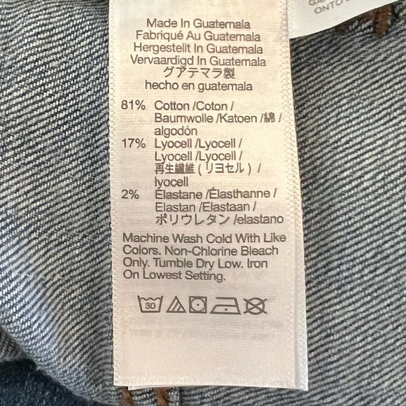 MADEWELL THE PERFECT VINTAGE CROP JEANS IN CLYMER WASH NWT WOMEN'S SIZE 24 - Picture 11 of 16